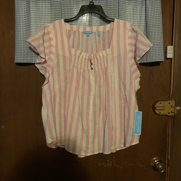 Draper James Tops - Draper James Striped Top  Size XXL  NWT